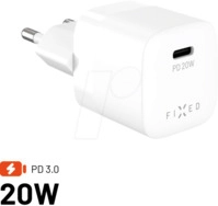 FIXC20M2-C-WH - USB-Ladeger&auml;t, 20 W, 5-12 V, 3 A, 1x USB-C PD 3.0, wei&szlig;