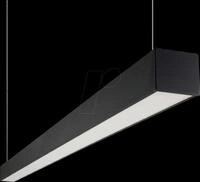 LX 700312 - LED B&uuml;ro Tresenleuchte, Schwarz, 120cm, 40W, CCT, Eaglerise