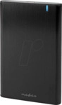 N HDDE25410BK - Festplattengeh&auml;use, USB-A / USB-C, Aluminium, 2.5 "