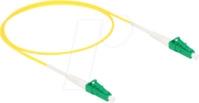 DELOCK 83219 - LWL Kabel, LC-APC Simplex, OS2, 0,5 m