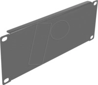DELOCK 66661 - Blindabdeckung 10", 2 HE, schwarz