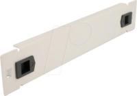 DELOCK 66629 - Blindabdeckung 10", werkzeugfrei, 1 HE, grau