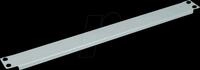 VALUE 26990295 - 19"-Blindplatte 1 HE, grau