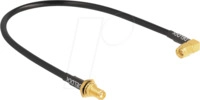 DELOCK 12110 - Antennenkabel SMA Buchse zum Einbau / SMA Stecker 90&deg;