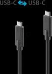 PURE IS2511-015 - USB 10 Gb/s Kabel, iSerie, C Stecker auf C Stecker, schwarz, 1,5