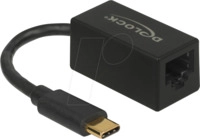 DELOCK 66043 - Netzwerkkarte, USB Typ C, Gigabit Ethernet, 1x RJ45