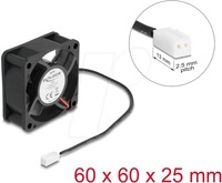 DELOCK 67289 - Axiall&uuml;fter 5 V DC, 60 x 60 x 25 mm schwarz