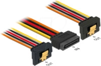 DELOCK 60159 - Delock Kabel SATA 15 Pin St. > 2x SATA 15 Pin Bu. gewinkelt, 30