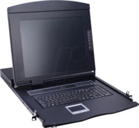 VALUE 26990122 - 19 Zoll KVM Konsole, 17" TFT mit Tastatur CH
