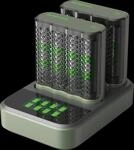 GP M452 USB 8AA - Schnellladeger&auml;t, mit Dock, NiMh, inkl. 8x AA 2600 mAh