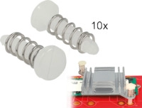 DELOCK 18272 - Schnappnieten f&uuml;r K&uuml;hlk&ouml;rper, 10 St&uuml;ck, wei&szlig;