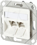 BTR 130B11D21102 - CAT.6A modul 2 Port 180&deg;M UPk reinwei&szlig;