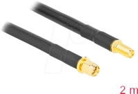 DELOCK 90461 - SMA Stecker zu SMA Buchse LMR/CFD300 2 m