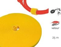 LTC 1240 PRO - Klettbandrolle Dual, 25m, gelb