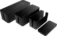 LOGILINK KAB0077 - Logilink Kabelbox 3er Set, schwarz