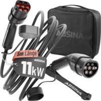 ABSINA 301400 - Typ 2 Kabel, f&uuml;r E-Fahrzeuge, 11kW, 5 m, 3-Phasen