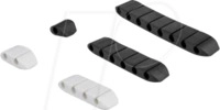 DELOCK 18400 - Kabelhalter trapezf&ouml;rmig selbstklebend 10er Set