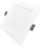LUXULA LX300147 - LED Einbau Downlight, eckig, wei&szlig;, 24W, IP44, 2400lm, CCT