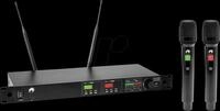 OMNI 13063603 - OMNITRONIC UHF-602 2-Kanal Funkmikrofon-System