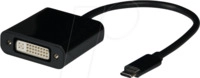 EFB EBUSBC-DVI - Adapter USB C > DVI, 1080p, 0,15 m