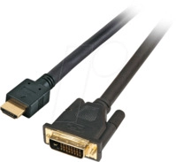 EFB K5432SW.1 - HDMI Stecker < DVI-D (24+1) 1080p 1,0 m