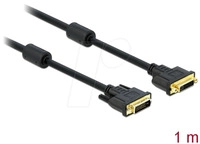DELOCK 83185 - DVI Verl&auml;ngerung DVI 24+1 Stecker auf Buchse, 1 m