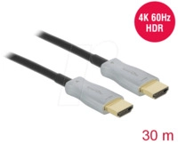DELOCK 85049 - Aktiv Optisches HDMI Kabel (AOC), 4K 60 Hz, 30 m