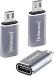 INTENSO 7600213 - Adapter USB C480M C Buchse > microUSB Stecker, 3er Set