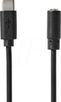 N CCGL65960BK10 - USB 2.0 Kabel, C-Stecker > Mini-Buchse, 1m, Schwarz