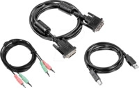 TRN TK-CD06 - KVM Kabel Set, DVI, USB, Audio, 1,8 m
