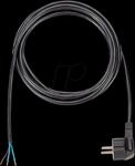 BACH 305.176 - Ger&auml;tezuleitung Schutzkontaktstecker CEE 7/7, schwarz