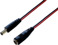 DC V 2575 - Verl&auml;ngerung, 3000 mm, DC-Stecker auf DC-Kupplung