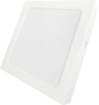 LUXULA LX300277 - LED Aufbau Downlight, eckig, wei&szlig;, 24W, IP44, 2400lm, CCT