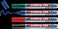 EDDING 250-4S - Whiteboard Marker, 1,5 - 3,0 mm, 4-farbig