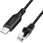 LOGILINK CU0415 - Netzwerkadapter, Kabel, USB 3.2 Typ-C, Gigabit Ethernet, 7,5 m