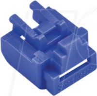 SK NL03P2DB - Port Schloss, RJ45, 100 St&uuml;ck, dunkelblau