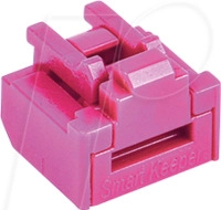 SK NL03P1PK - Port Schloss, RJ45, 12 St&uuml;ck, pink