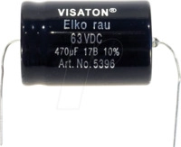 VIS ELKO 5382 - Tonfrequenzelko, 47 &micro;F, 63 V