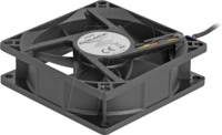 DELOCK 67301 - Axiall&uuml;fter, 24 V DC, 80 x 80 x 25 mm, schwarz