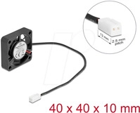 DELOCK 67286 - Axiall&uuml;fter 5 V DC, 40 x 40 x 10 mm schwarz