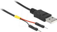 DELOCK 85402 - USB Stromkabel Typ-A auf 2x 1-pin Header, 30 cm