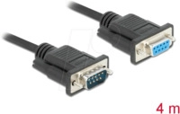 DELOCK 86619 - Kabel Seriell, RS-232, Stecker/Buchse, 4 m