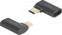 DELOCK 60245 - Adapter USB 4.0 C Stecker > Buchse - 90&deg;, 8K 60 Hz