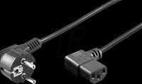 NKSK 150 SW GEW - Netzkabel, Schutzkontaktstecker gew, 1,5 m, schw, C13 gew