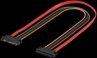AK SATA V50 - SATA 3.0 Daten + Stromkabel Verl&auml;ngerung 0,5m