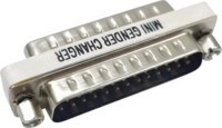 VALUE 12992005 - Gender Changer, Stecker / Stecker, 25-pol.