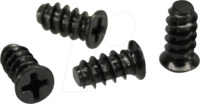 SLUE 5X10 50ERSW - L&uuml;fterschrauben, 5 x 10 mm, 50er Pack, schwarz