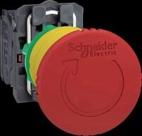 XB5AS8444 - Not-Aus-Schalter, Harmony XB5, Drehentriegelung, 22mm, 2&Ouml;