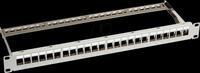 EFB B37200100G24 - 19" Modultr&auml;ger, 1HE, 24-Port, mit 24x RJ45 KeystoneCat.6a