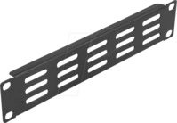 DELOCK 66839 - Panel, 10", mit L&uuml;ftungsschlitzen horizontal, 1 HE, schwarz
